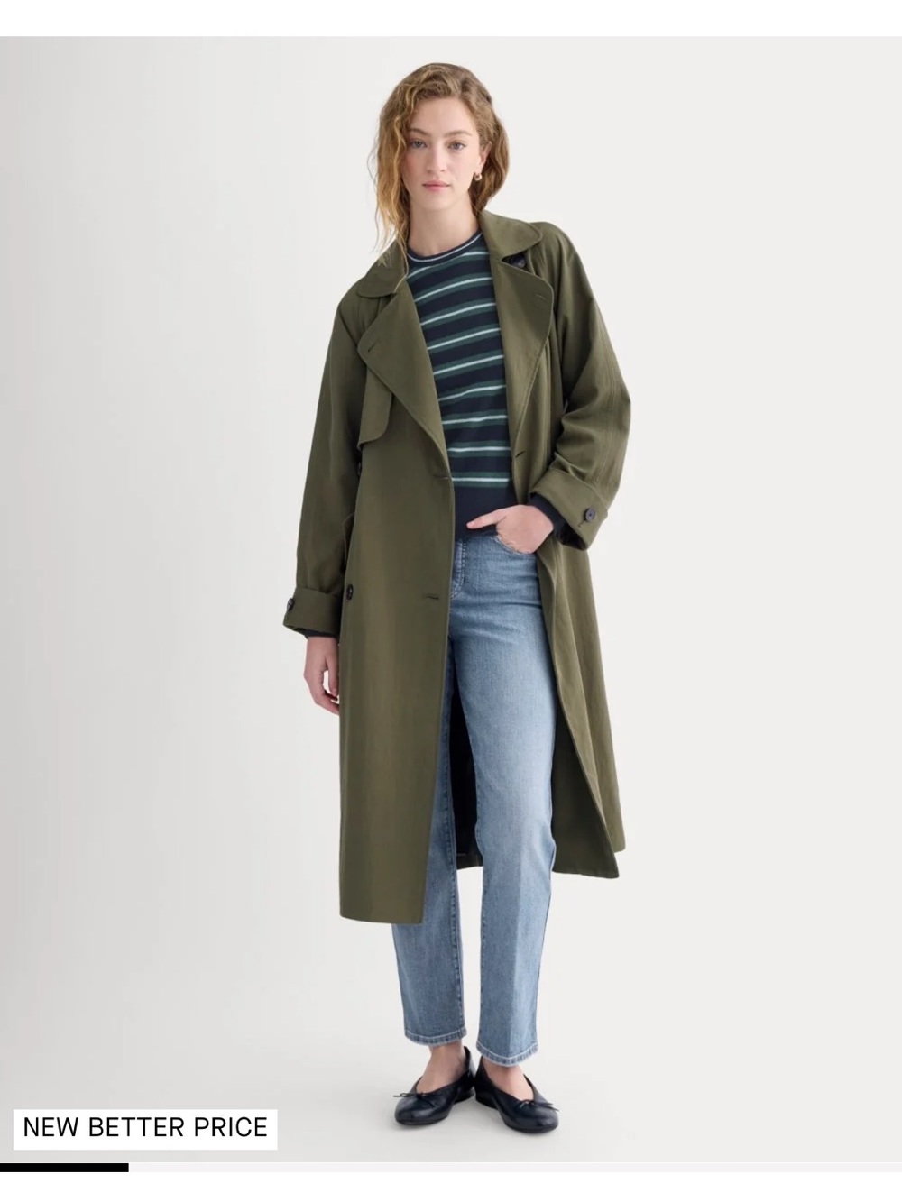 Everlane Drapey Twill Jacket